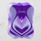 Paarse regenboogdromen kaart (Voorkant / Achterkant)