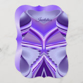 Paarse regenboogdromen kaart (Voorkant / Achterkant)