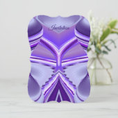 Paarse regenboogdromen kaart (Staand voorkant)