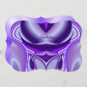 Paarse regenboogdromen kaart (Voorkant / Achterkant)