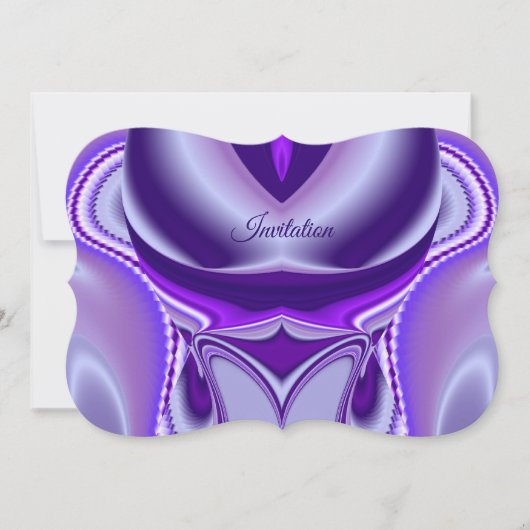 Paarse regenboogdromen kaart (Voorkant)