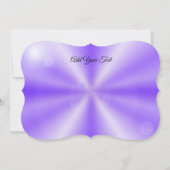 Paarse regenboogdromen kaart (Achterkant)