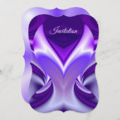 Paarse regenboogdromen kaart (Voorkant / Achterkant)