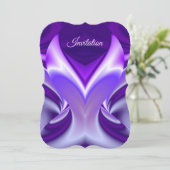 Paarse regenboogdromen kaart (Staand voorkant)