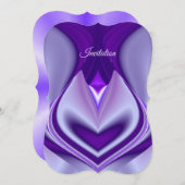 Paarse regenboogdromen kaart (Voorkant / Achterkant)