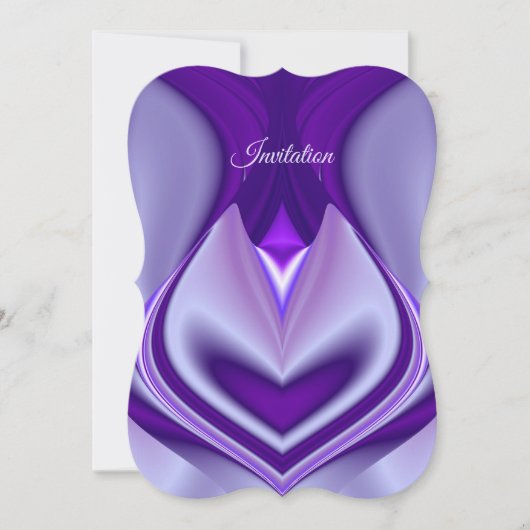 Paarse regenboogdromen kaart (Voorkant)