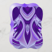 Paarse regenboogdromen kaart (Voorkant / Achterkant)