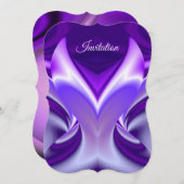 Paarse regenboogdromen kaart (Voorkant / Achterkant)