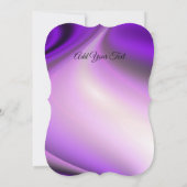 Paarse regenboogdromen kaart (Achterkant)