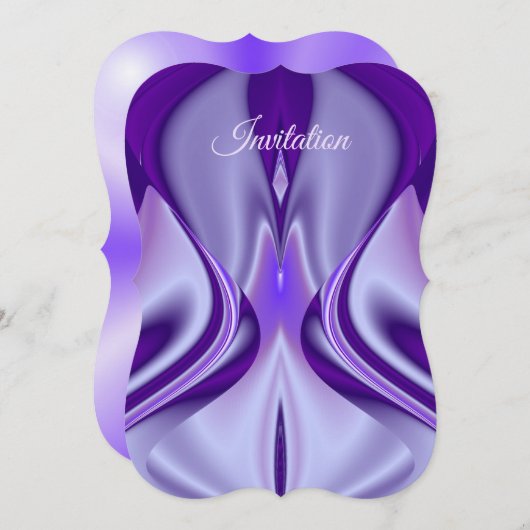 Paarse regenboogdromen kaart (Voorkant / Achterkant)