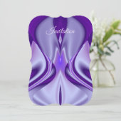 Paarse regenboogdromen kaart (Staand voorkant)