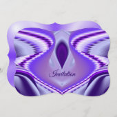 Paarse regenboogdromen kaart (Voorkant / Achterkant)