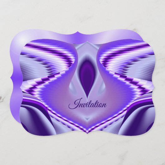 Paarse regenboogdromen kaart (Voorkant / Achterkant)