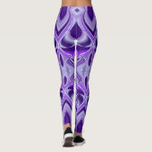 Paarse regenboogdromen leggings (Achterkant)
