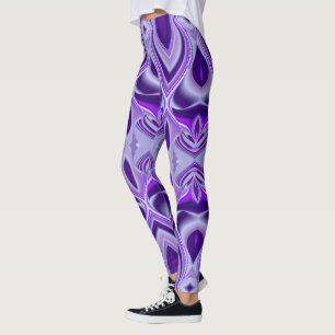 Paarse regenboogdromen leggings