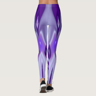 Paarse regenboogdromen leggings