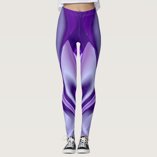 Paarse regenboogdromen leggings (Voorkant)