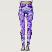 Paarse regenboogdromen leggings (Voorkant)