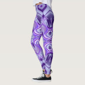 Paarse regenboogdromen leggings (Links)