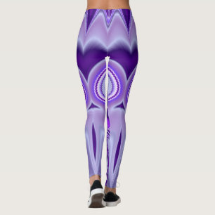 Paarse regenboogdromen leggings