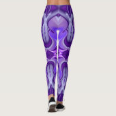 Paarse regenboogdromen leggings (Achterkant)