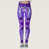 Paarse regenboogdromen leggings (Voorkant)