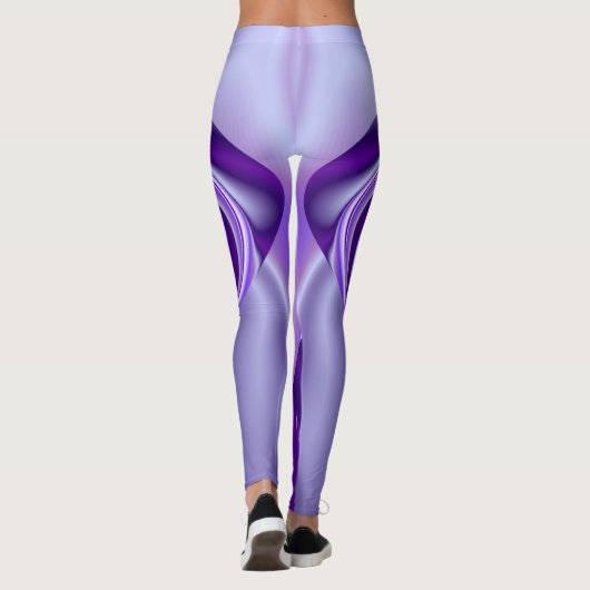 Paarse regenboogdromen leggings (Achterkant)