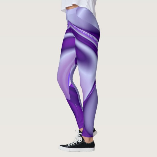 Paarse regenboogdromen leggings (Links)