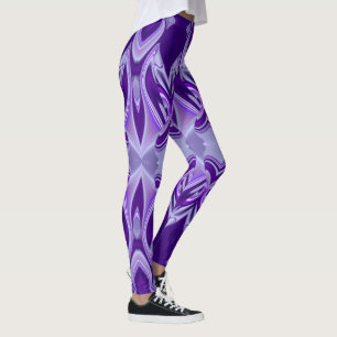 Paarse regenboogdromen leggings