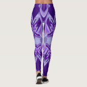 Paarse regenboogdromen leggings (Achterkant)