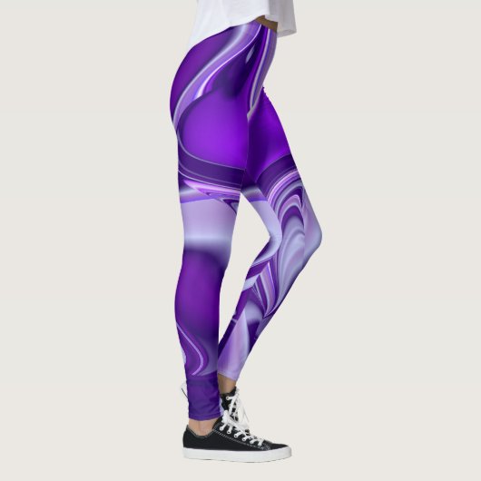 Paarse regenboogdromen leggings (Rechts)