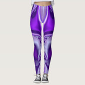 Paarse regenboogdromen leggings (Voorkant)