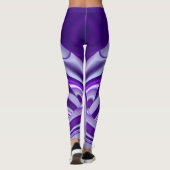 Paarse regenboogdromen leggings (Achterkant)