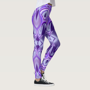 Paarse regenboogdromen leggings