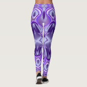 Paarse regenboogdromen leggings (Achterkant)