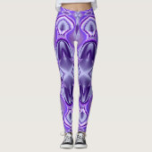 Paarse regenboogdromen leggings (Voorkant)