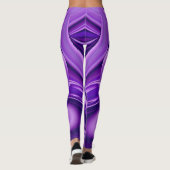 Paarse regenboogdromen leggings (Achterkant)