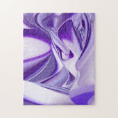 Paarse regenboogdromen legpuzzel (Verticaal)