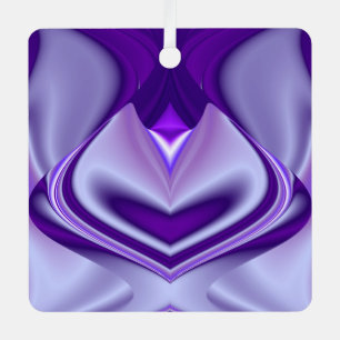 Paarse regenboogdromen metalen ornament