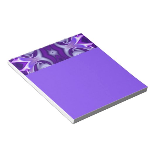 Paarse regenboogdromen notitieblok (Schuin)