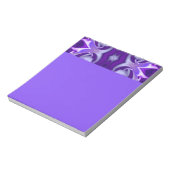 Paarse regenboogdromen notitieblok (Linkerzijde)