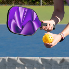 Paarse regenboogdromen pickleball paddle
