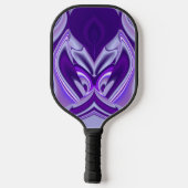 Paarse regenboogdromen pickleball paddle (Achterkant)