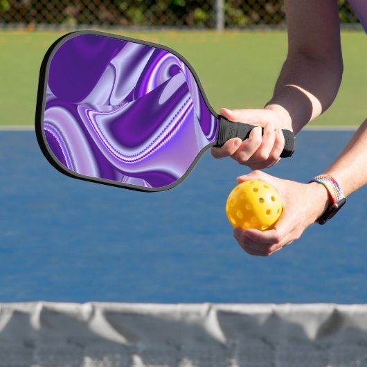 Paarse regenboogdromen pickleball paddle (Insitu)