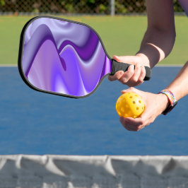 Paarse regenboogdromen pickleball paddle