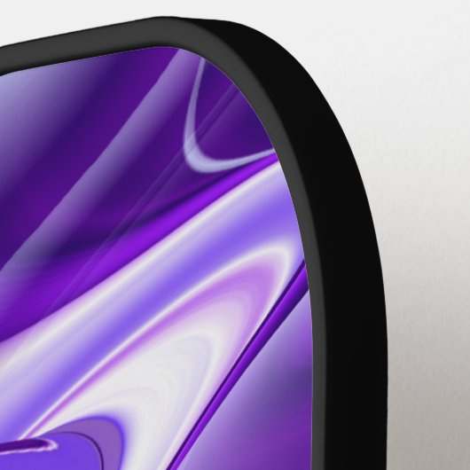 Paarse regenboogdromen pickleball paddle (Links Detail)