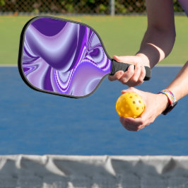 Paarse regenboogdromen pickleball paddle