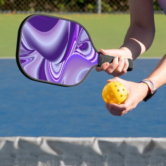 Paarse regenboogdromen pickleball paddle (Insitu)