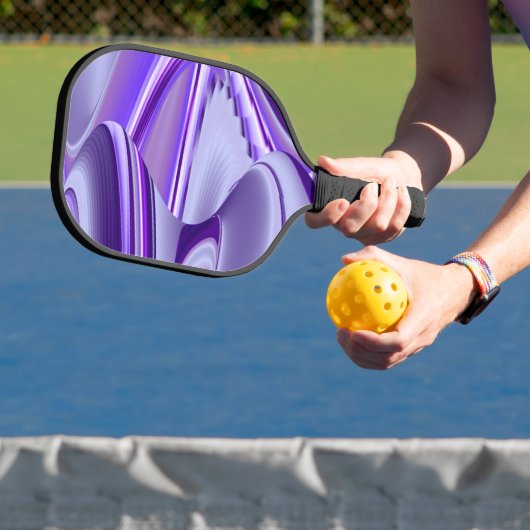 Paarse regenboogdromen pickleball paddle (Insitu)