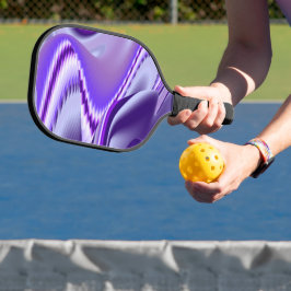 Paarse regenboogdromen pickleball paddle